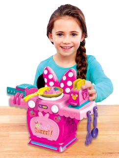Foto 2 | Foto 2 | Set De Cocina Disney Junior Minnie Mouse Deluxe Con Masa Blanda - Venta Internacional.
