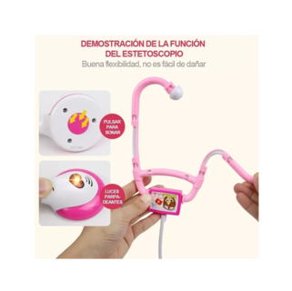 Foto 4 | Foto 4 | Juguetes de Doctor Infantil Nayumi 35 Piezas Rosa