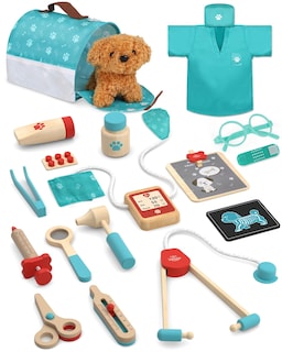Foto 1 | Foto 1 | Set De Juego Doctor Kit Lehoo Castle Vet Con Bolsa Para Perros Para Niños De 3 A 8 Años - Venta Internacional.