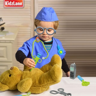 Foto 4 | Foto 4 | Set De Juego Doctor Kit Kidzlane Doctor Con Estetoscopio Electrónico - Venta Internacional.