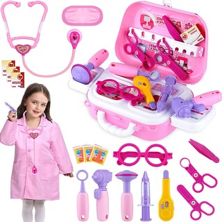 Foto 1 | Foto 1 | Kit Toy Doctor Tepsmigo Para Niñas Con Funda De Transporte Y Coste De Enfermera - Venta Internacional.