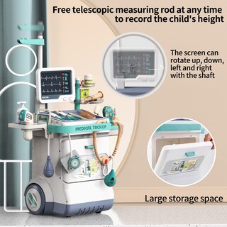 Foto 4 | Foto 4 | Kit Médico Jovow Para Niños, Pretend Medical Station, 26 Unidades De 3 A 5 - Venta Internacional.