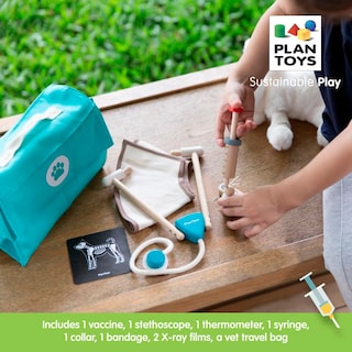 Foto 6 | Foto 6 | Set Veterinario Plantoys Para Niños Con Estetoscopio, Termómetro Y Más - Venta Internacional.