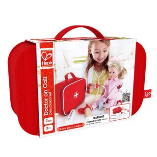 Foto 7 | Foto 7 | Set De Juego De Rol Hape Doctor On Call De Madera Para Niños Pequeños, Rojo - Venta Internacional.
