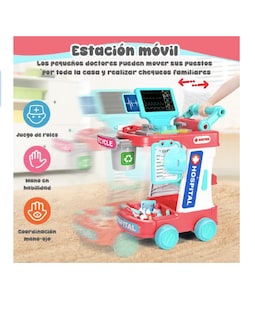 Foto 3 | Foto 3 | Juego De Juguetes Xtellar Médicos Rol Para Niños Con Ropa Y Bateria