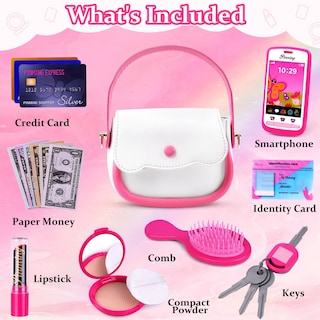Foto 2 | Foto 2 | Monedero De Juguete Gjzz Play Para Niñas Con Set De Maquillaje De 3 A 7 Años - Venta Internacional.