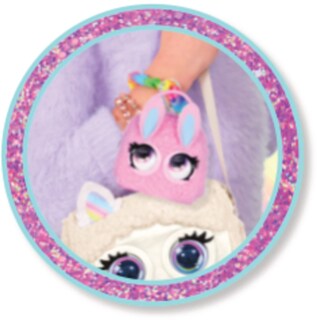 Foto 3 | Foto 3 | Monedero Micros Fuzzy Bunny Bb Mini Kids con Rollo de Ojos - Venta Internacional