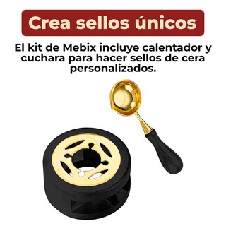 Foto 3 | Foto 3 | Mini Calentador de Cera con Cuchara Para Sellos color Café