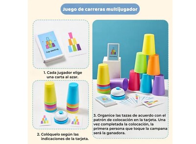 Foto 5 | Foto 5 | Xtellar Juego De Mesa Apilable – Experiencia Lúdica Para 2 Jugadores Con Vasos Portátiles Y Duraderos
