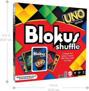 Foto 8 | Foto 8 | Venta Internacional - Juego De Mesa De Estrategia Blokus Shuffle: Uno Edition