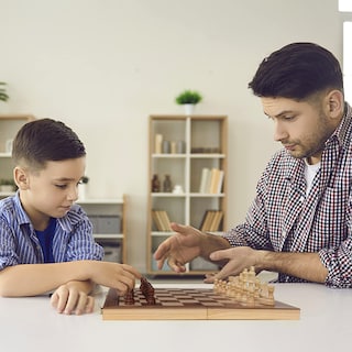 Foto 6 | Foto 6 | Venta Internacional - Juego De Tablero De Ajedrez Vahome Magnetic Para Adultos Y Niños Con Almacenamiento