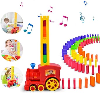 Foto 2 | Foto 2 | Venta Internacional - Juguete Educativo Eléctrico Domino Train Para La Primera Infancia