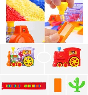 Foto 3 | Foto 3 | Venta Internacional - Juguete Educativo Eléctrico Domino Train Para La Primera Infancia