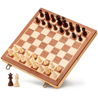 Foto 2 | Foto 2 | Venta Internacional - Juego De Ajedrez Magnético De Madera A&a De 15 Pulgadas, Tablero Plegable, Piezas De Ajedrez Staunto