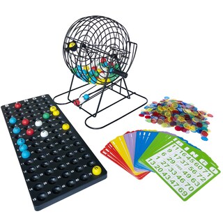 Foto 1 | Foto 1 | Juego De Bingo Yuanhe Jumbo Con Jaula Metálica De 28 Cm De Altura - Venta Internacional.
