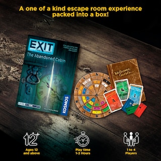 Foto 2 | Foto 2 | Exit: The Abandoned Cabin, Juego Familiar De Escape Room Basado En Cartas - Venta Internacional.