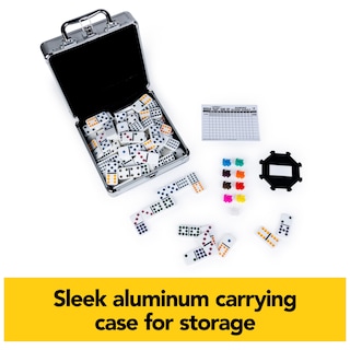 Foto 3 | Foto 3 | Juego De Dominó Mexican Train Con Funda De Aluminio Spin Master - Venta Internacional.