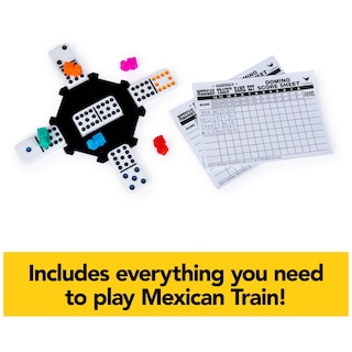 Foto 4 | Foto 4 | Juego De Dominó Mexican Train Con Funda De Aluminio Spin Master - Venta Internacional.