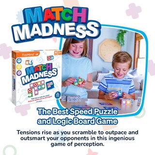 Foto 2 | Foto 2 | Juego De Mesa Foxmind Match Madness Dual Mode Reconocimiento Visual - Venta Internacional.