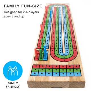 Foto 2 | Foto 2 | Juego De Mesa Cribbage Brybelly Traditional De Madera Con Tarjetas - Venta Internacional.