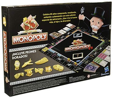 Foto 2 | Foto 2 | Juego De Mesa Monopoly Edición 85 Aniversario En Español - Venta Internacional.