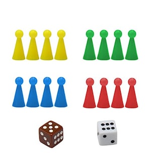 Foto 3 | Foto 3 | Juego de Ludo Go Board Magnético de Viaje Plegable Amerous D - Multicolor