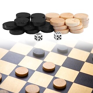 Foto 5 | Foto 5 | Accesorios para Juegos Yosoo Health Gear 32 Piezas Draghts Checkers - Venta Internacional