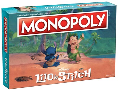 Foto 1 | Foto 1 | Juego de Monopoly Lilo & Stitch de Disney - Versión tropical para 2-6 jugadores