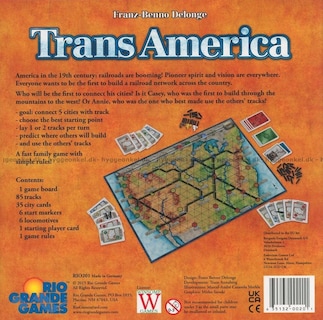 Foto 3 | Foto 3 | Juego De Mesa Río Grande Games Transamérica para Mayores de 8 Años - Venta Internacional