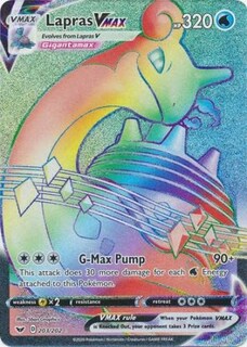 Foto 1 | Foto 1 | Tarjeta Coleccionable Pokémon Lapras Vmax 203/202 Secret Rare - Venta Internacional