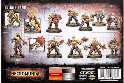 Foto 3 | Foto 3 | Miniature Games Workshop Necromunda Goliath Gang con 10 Bases - Venta Internacional