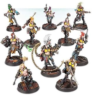 Foto 5 | Foto 5 | Miniature Games Workshop Necromunda Goliath Gang con 10 Bases - Venta Internacional