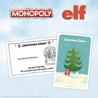 Foto 7 | Foto 7 | Juego de Mesa Usaopoly Monopoly Elf Christmas Film - Venta Internacional