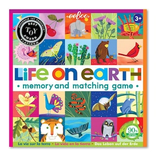 Foto 2 | Foto 2 | Juego De Memoria Y Combinación Eeboo Life On Earth 24 Pairs 3+ - Venta Internacional
