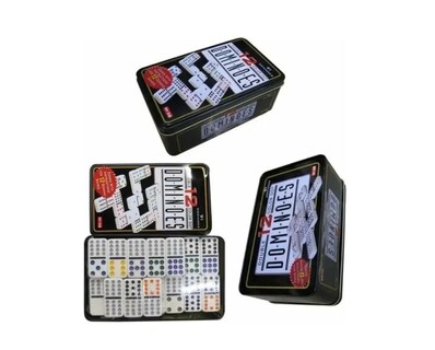 Foto 5 | Foto 5 | Domino Game Chancho 12 Con 91 Piezas En Caja De Metal - Venta Internacional