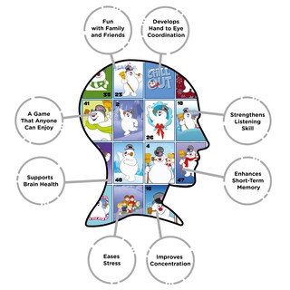 Foto 5 | Foto 5 | Juego de Bingo Aquarius Frosty The Snowman Family con 18 Cartas - Venta Internacional