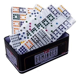 Foto 5 | Foto 5 | Juego De Mesa Domino Game Double 12 Dominoes, 91 Piezas - Venta Internacional.