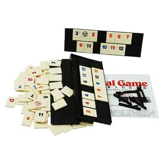 Foto 2 | Foto 2 | Juego Rummy Family Con Piezas De Plástico Abs Y Funda - Venta Internacional