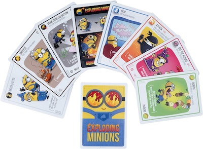 Foto 2 | Foto 2 | Juego de Cartas Minions Exploding con Juego de Mesa Pegatinas y Tatuajes - Venta Internacional