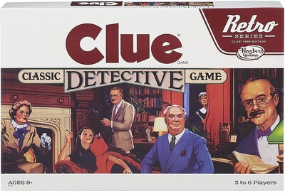 Foto 1 | Foto 1 | Juego de Mesa Clue Hasbro Gaming Retro Series Edición 1986 - Venta Internacional
