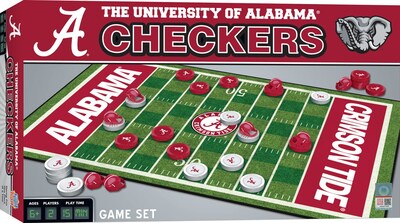 Foto 1 | Foto 1 | Juego de Mesa MasterPieces NCAA Alabama Crimson Tide Checkers - Venta Internacional