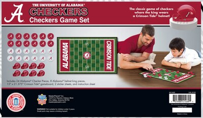 Foto 3 | Foto 3 | Juego de Mesa MasterPieces NCAA Alabama Crimson Tide Checkers - Venta Internacional