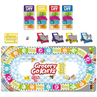 Foto 3 | Foto 3 | Juego de Mesa Hasbro Gaming Grocery Go Karts +4 Años - Venta Internacional