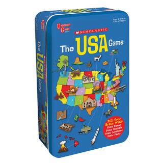 Foto 1 | Foto 1 | Geografía Educativa De Game Tin Scholastic Usa De 6 A 99 Años - Venta Internacional.