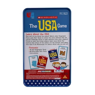 Foto 2 | Foto 2 | Geografía Educativa De Game Tin Scholastic Usa De 6 A 99 Años - Venta Internacional.