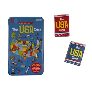 Foto 3 | Foto 3 | Geografía Educativa De Game Tin Scholastic Usa De 6 A 99 Años - Venta Internacional.