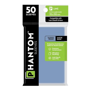 Foto 1 | Foto 1 | Fundas Para Cartas Capstone Games Phantom Lime, 70 X 110 Mm, 50 Unidades - Venta Internacional.