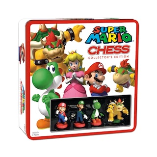 Foto 1 | Foto 1 | Set De Ajedrez Usaopoly Super Mario Con 32 Piezas De Escultura Personalizadas - Venta Internacional.