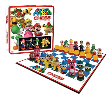 Foto 2 | Foto 2 | Set De Ajedrez Usaopoly Super Mario Con 32 Piezas De Escultura Personalizadas - Venta Internacional.