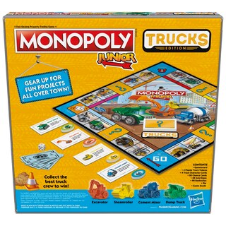 Foto 2 | Foto 2 | Juego De Mesa Hasbro Gaming Monopoly Junior Trucks Kids 5+ Years - Venta Internacional.